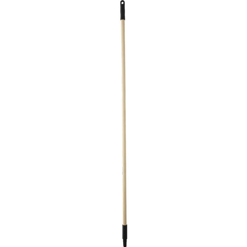 Vikan Classic blank houten steel, 1560mm, Ø25mm, met schroefdraad