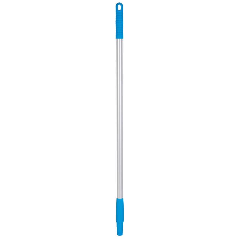 Vikan Hygiene aluminium steel, 840mm, Ø22mm, blauw, met schroefdraad