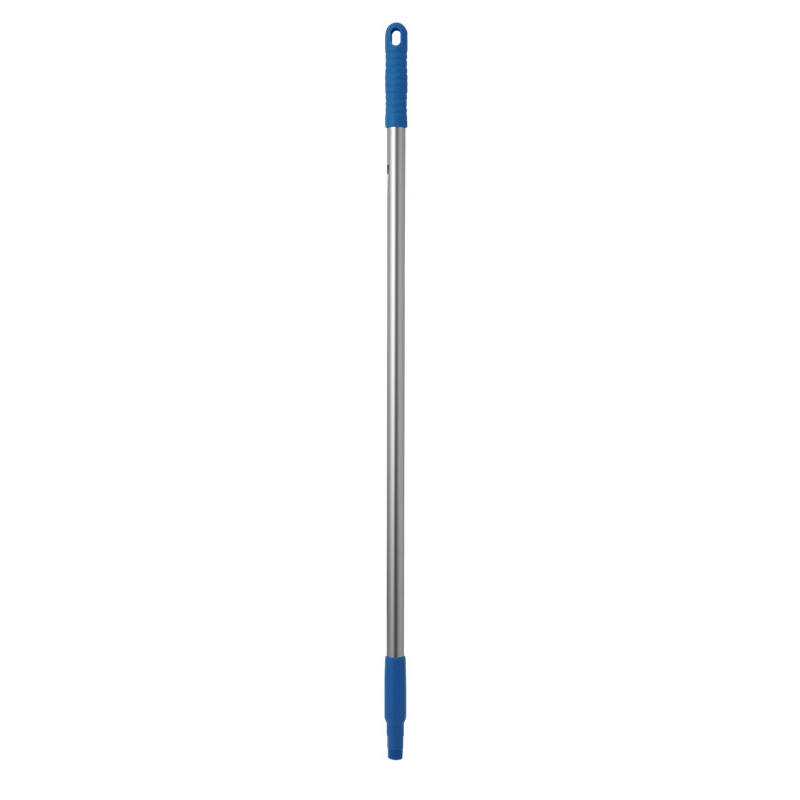 Vikan Hygiene aluminium steel, 1050mm, Ø25mm, blauw, met schroefdraad