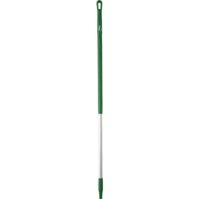 Vikan Hygiene aluminium steel, 1310mm, Ø31mm, groen, ergonomisch