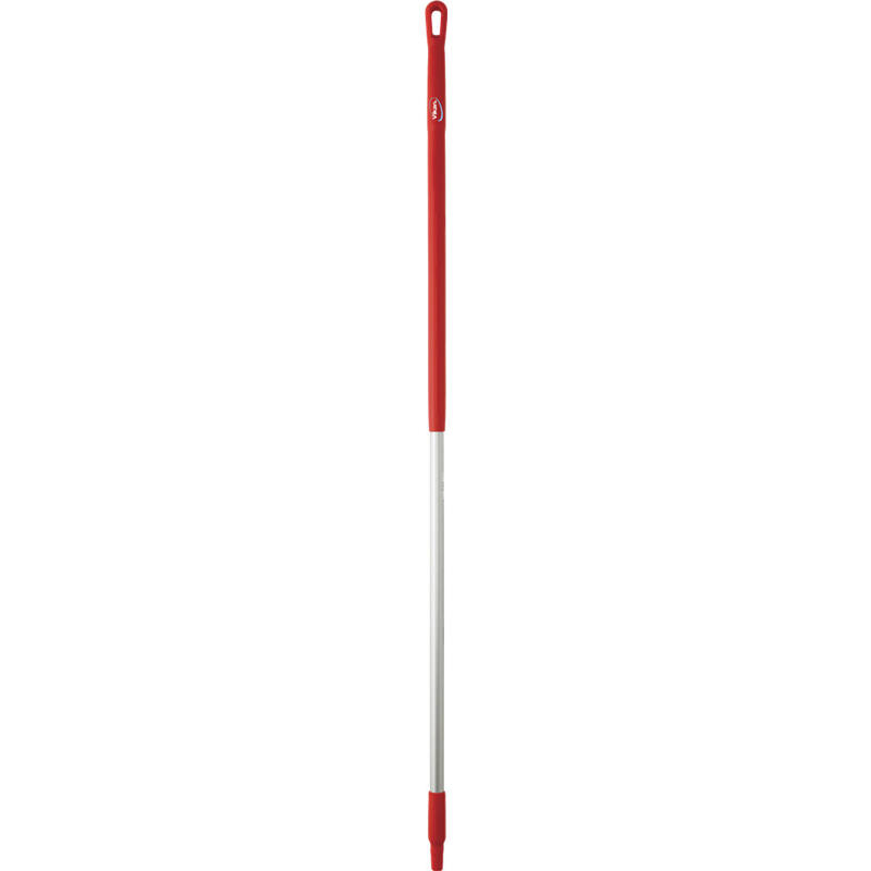 Vikan Hygiene aluminium steel, 1510mm, Ø31mm, rood, ergonomisch