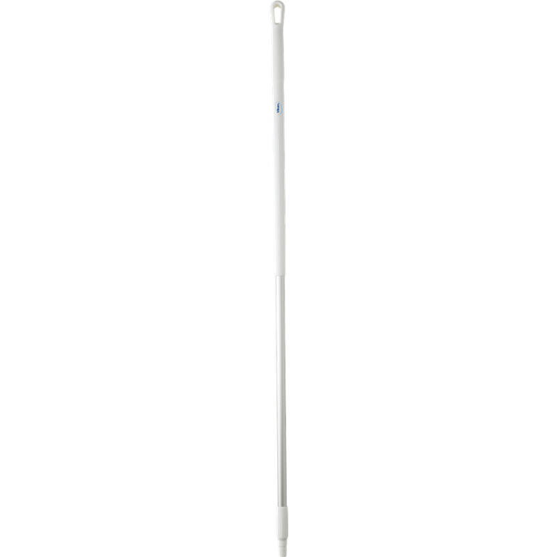 Vikan Hygiene aluminium steel, 1510mm, Ø31mm, wit, ergonomisch