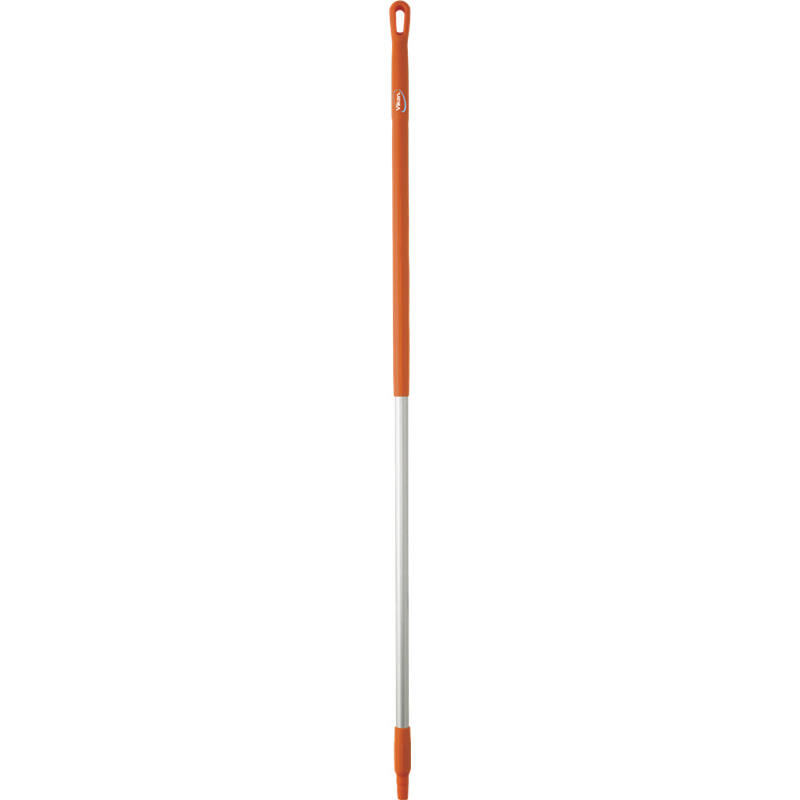 Vikan Hygiene aluminium steel, 1510mm, Ø31mm, oranje, ergonomisch