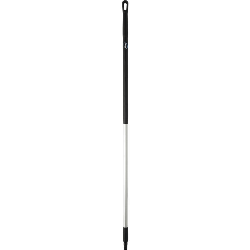 Vikan Hygiene aluminium steel, 1510mm, Ø31mm, zwart, ergonomisch