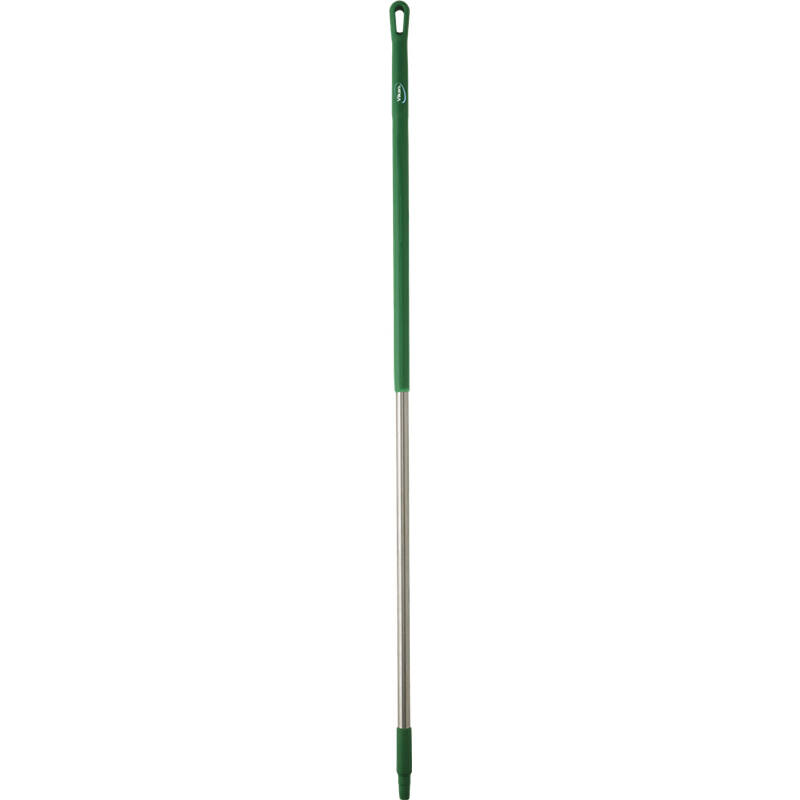 Vikan Hygiene rvs steel, 1510mm, Ø31mm, groen, ergonomisch