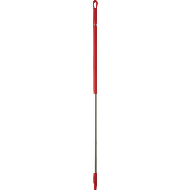 Vikan Hygiene rvs steel, 1510mm, Ø31mm, rood, ergonomisch