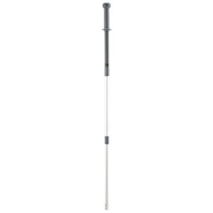 Vikan Microfibre ergonomische telescoopsteel, 575-1390mm, Ø29mm, clickfit, grijs