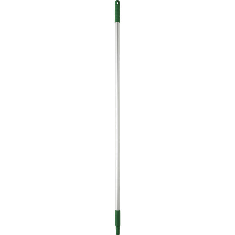Vikan Hygiene aluminium steel, 1260mm, Ø25mm, groen, met schroefdraad
