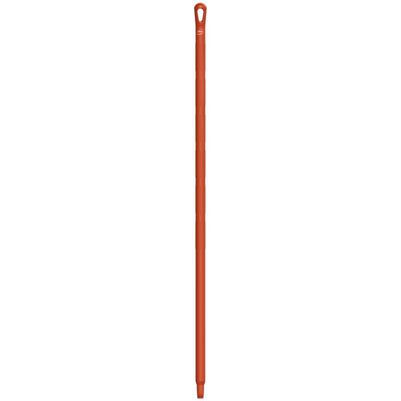 Vikan Ultra Hygiene steel, 1300mm, Ø34mm, rood, uit één stuk