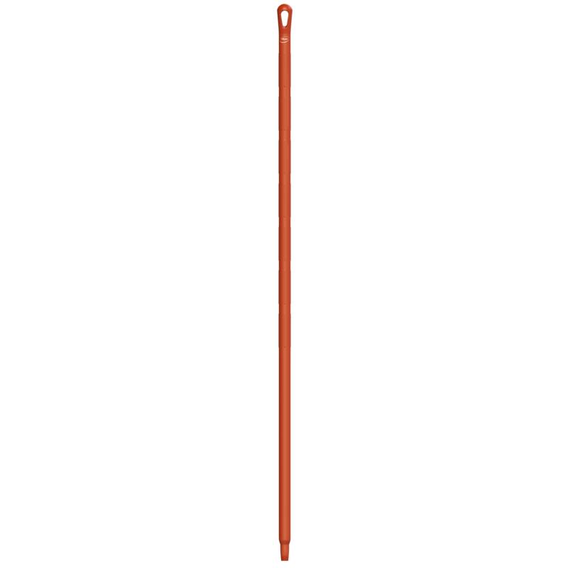 Vikan Ultra Hygiene steel, 1500mm, Ø34mm, rood, uit één stuk