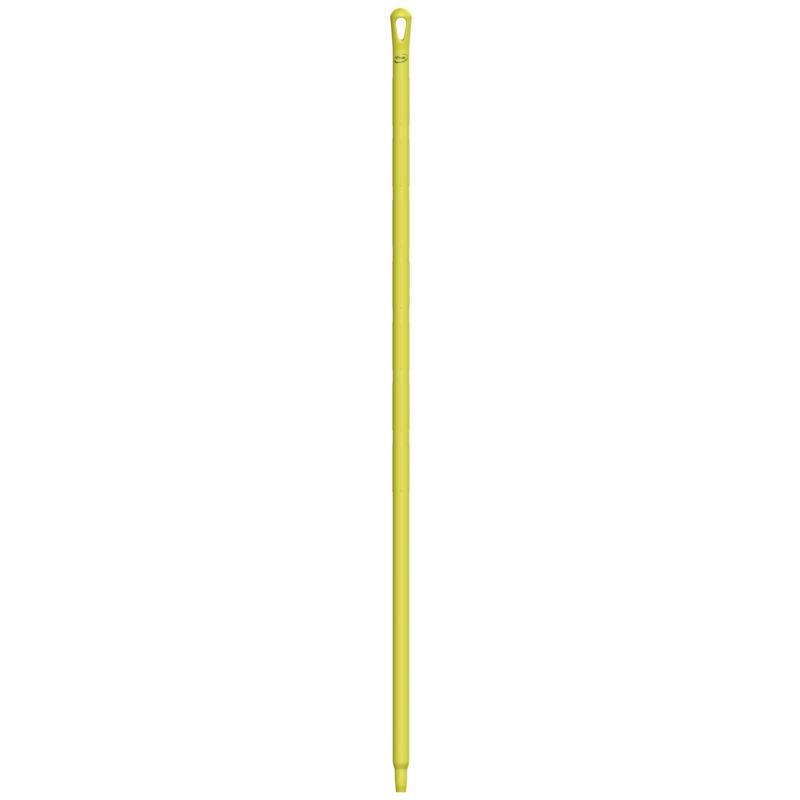 Vikan Ultra Hygiene steel, 1500mm, Ø34mm, geel, uit één stuk