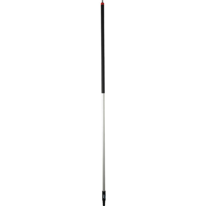 Vikan Transport aluminium steel met waterdoorvoer, 1/2" nippel, 1935mm, Ø31mm, zwart