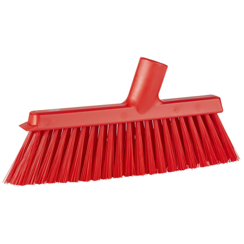 Vikan Hygiene medium veger voor stofblik met lange steel, 250 mm, rood