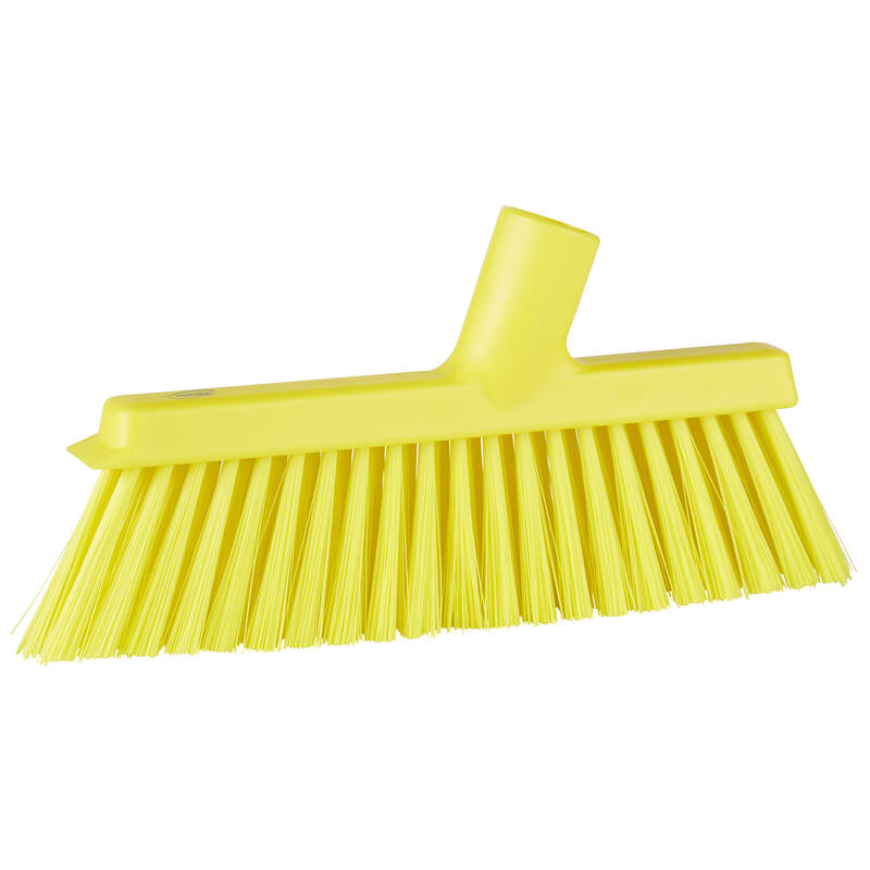 Vikan Hygiene medium veger voor stofblik met lange steel, 250 mm, geel