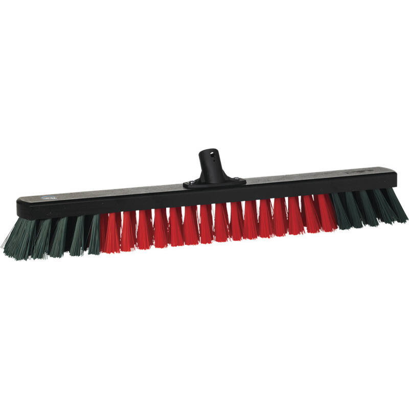 Vikan Transport houten garagebezem, zwart, 665mm, harde vezels