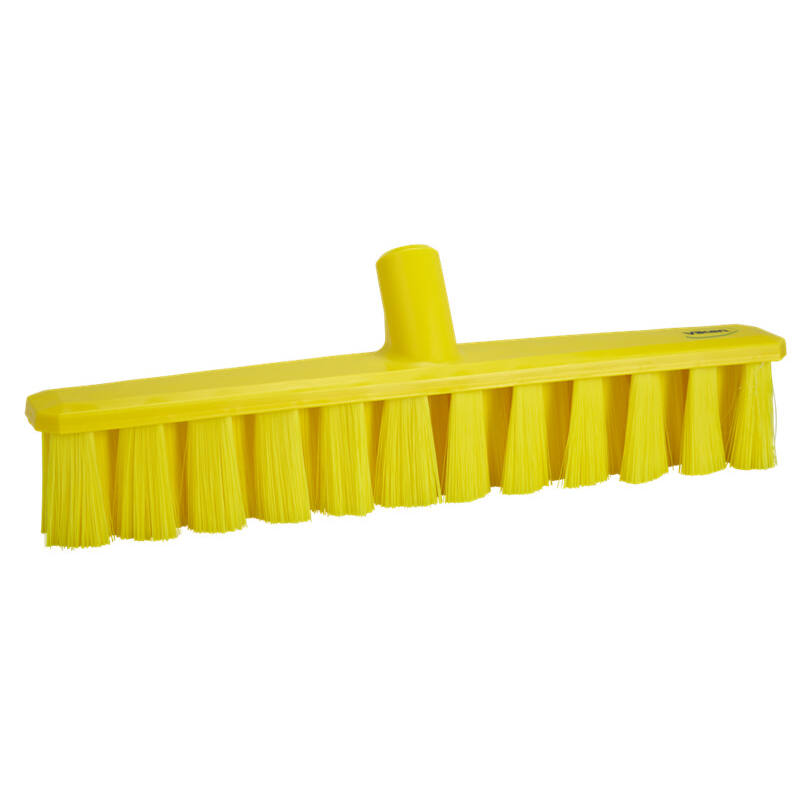Vikan UST vloerveger, geel, zachte vezels, 400mm