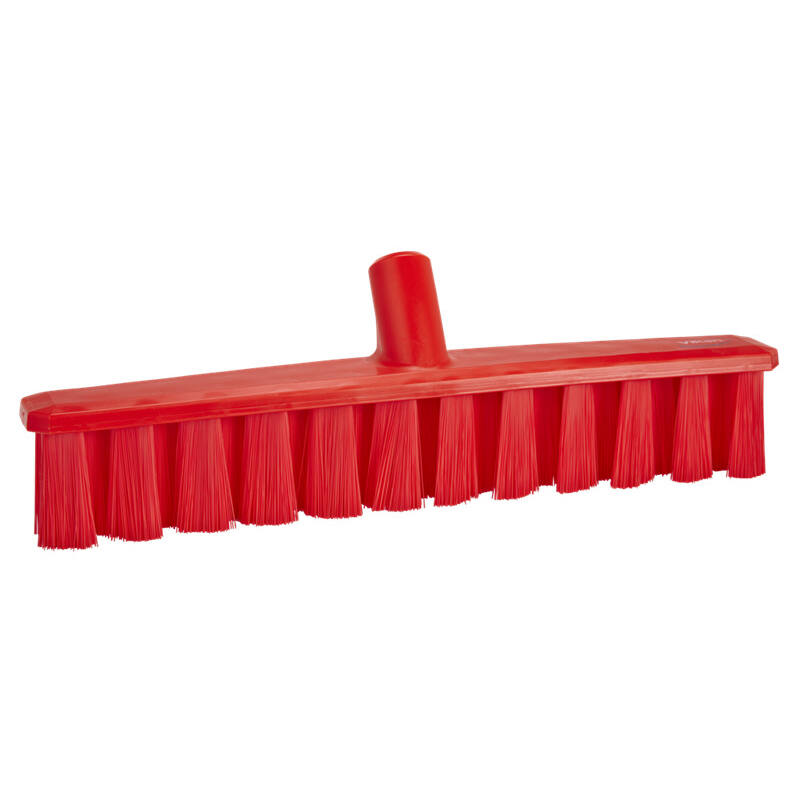 Vikan UST vloerveger, rood, medium vezels, 400mm