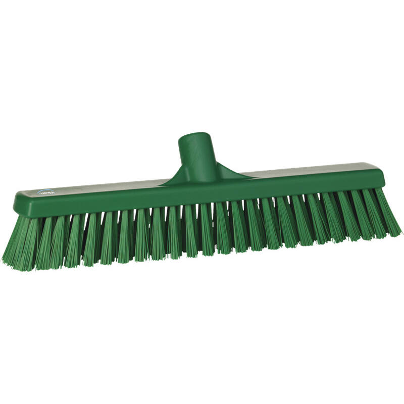 Vikan Hygiene combiveger, groen, hard/zachte vezels, 410mm