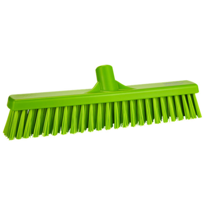Vikan Hygiene combiveger, limoen, hard/zachte vezels, 410mm