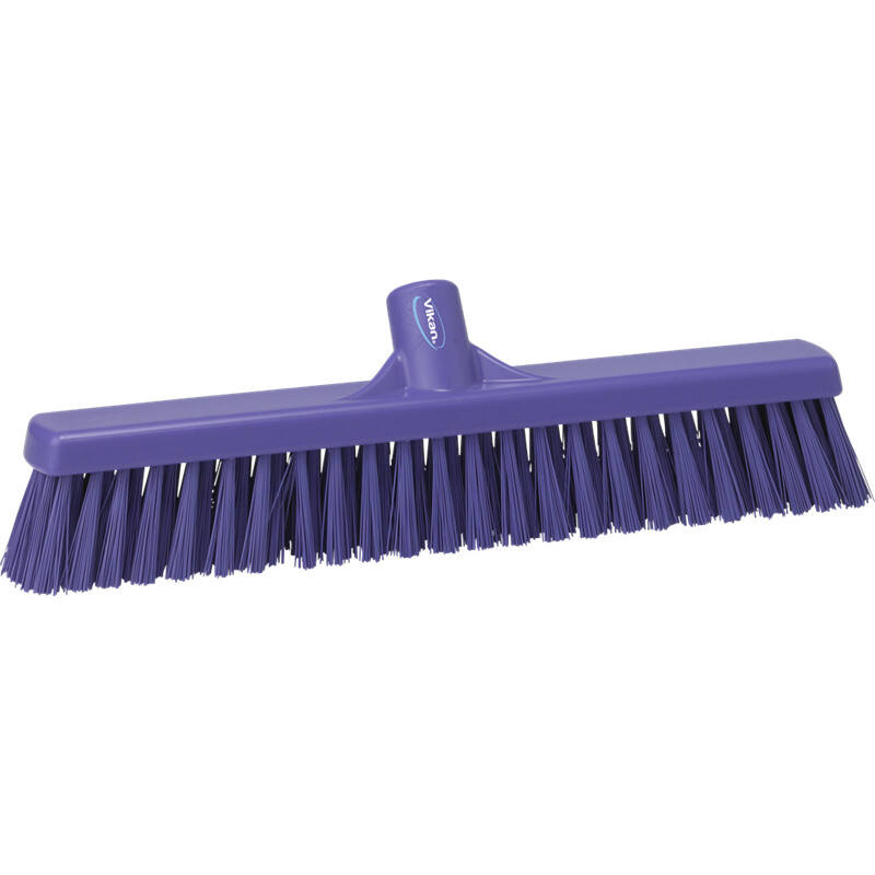 Vikan Hygiene veger, paars, zachte vezels, 410mm