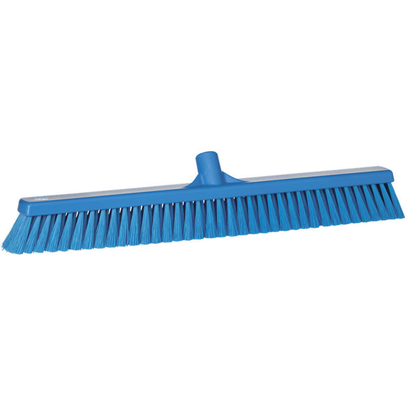 Vikan Hygiene veger, blauw, zachte vezels, 610mm