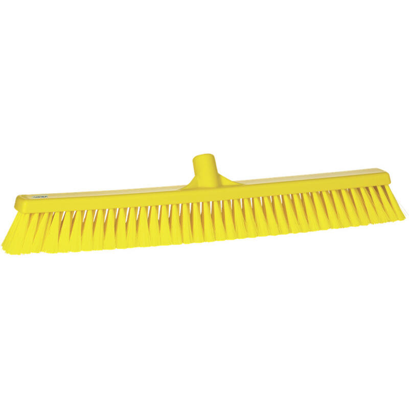 Vikan Hygiene veger, geel, zachte vezels, 610mm