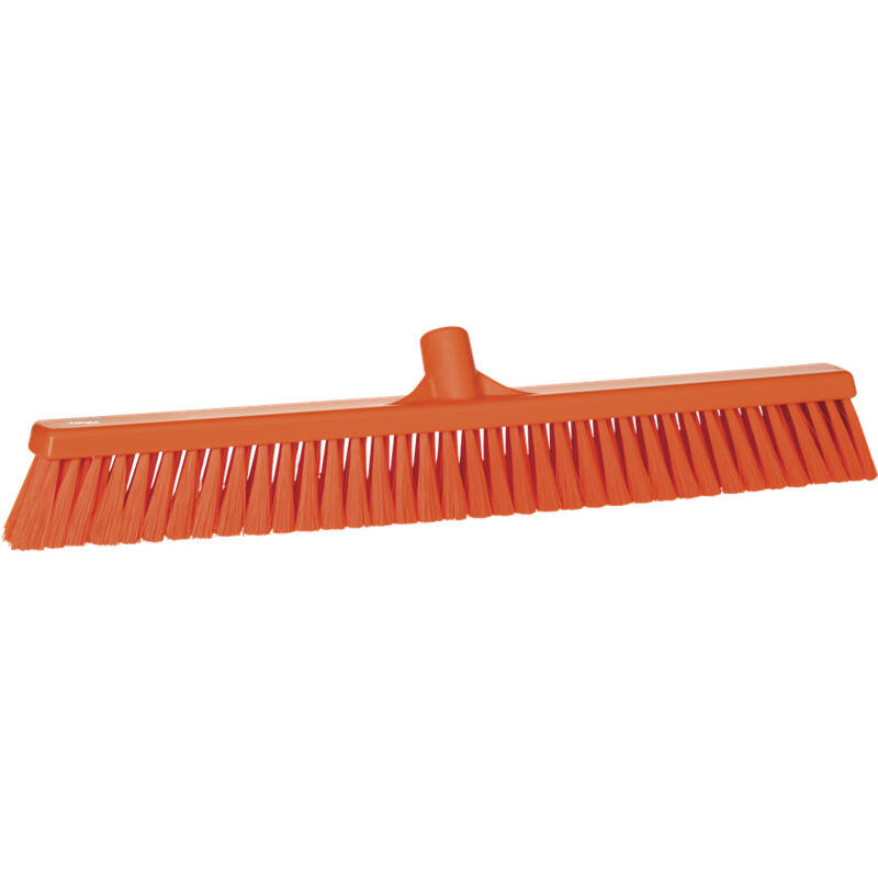 Vikan Hygiene veger, oranje, zachte vezels, 610mm