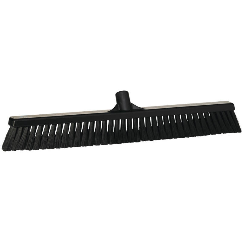 Vikan Hygiene veger, zwart, zachte vezels, 610mm