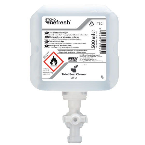 Refresh Toilet Seat Cleaner - Spray (TSC) 6x500 ml