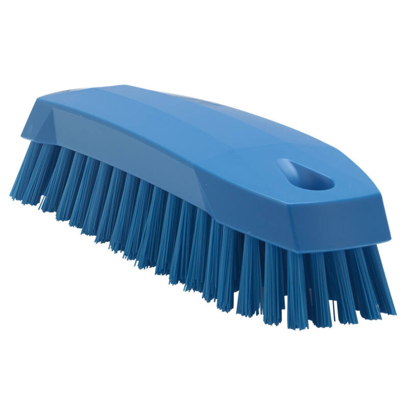 Vikan Hygiene kleine werkborstel, blauw, medium vezels, 165mm