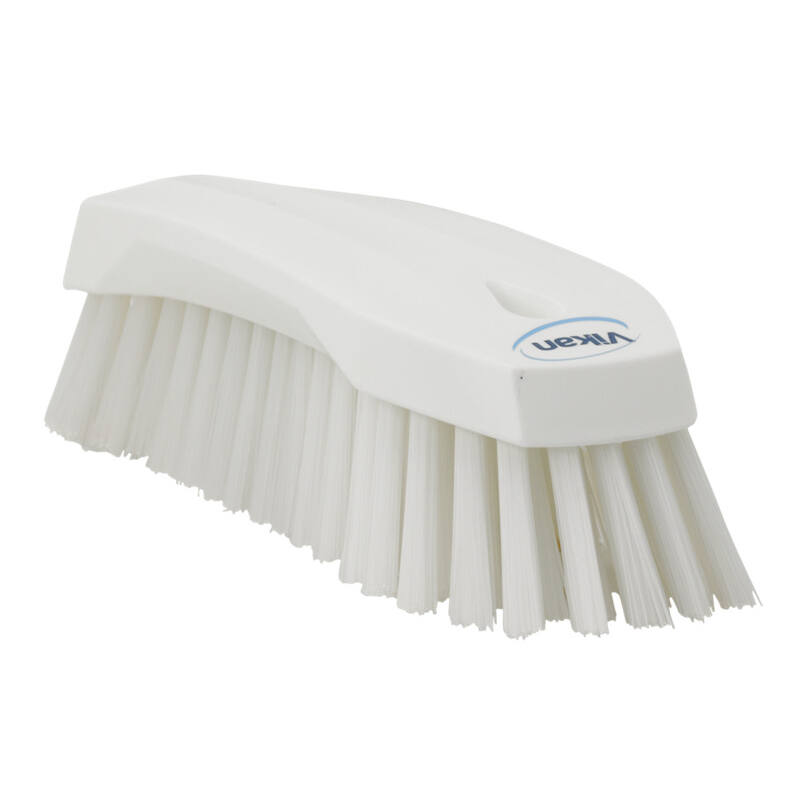 Vikan Hygiene grote werkborstel, wit, harde vezels, 200mm