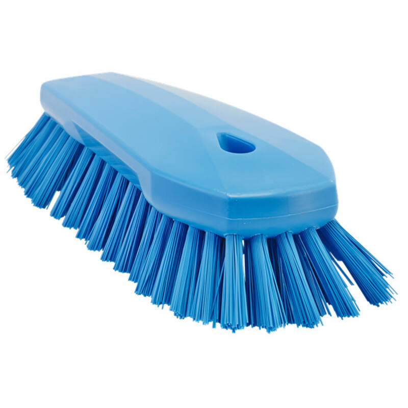 Vikan Hygiene extra grote handborstel, blauw, extra harde vezels, 240mm