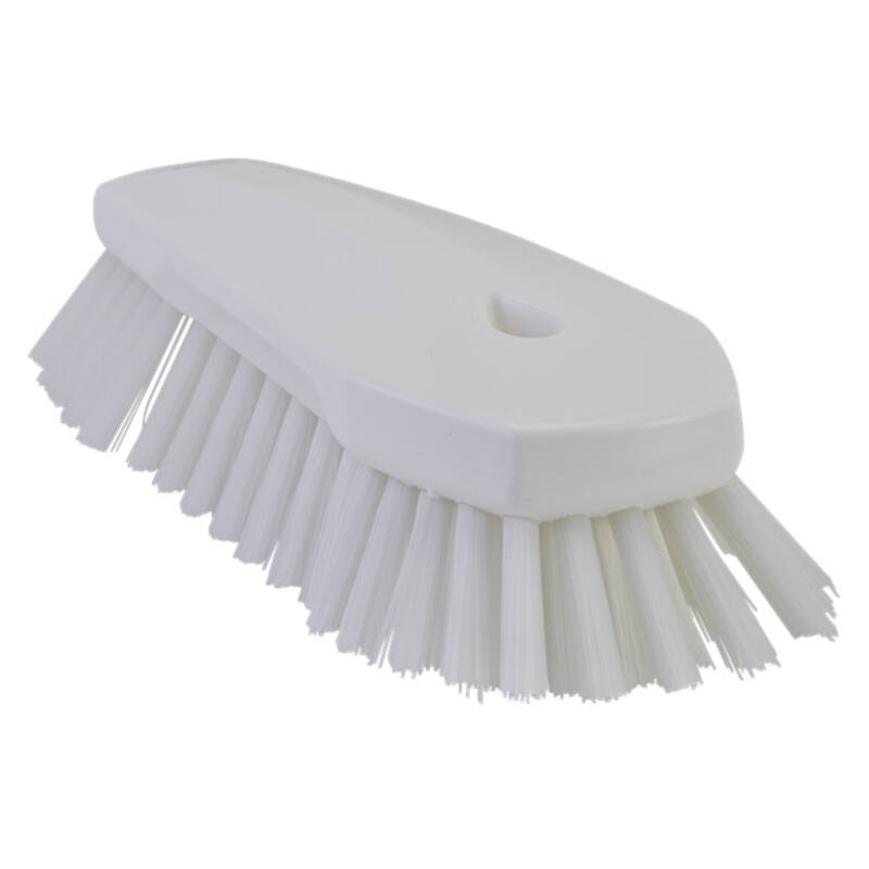 Vikan Hygiene extra grote handborstel, wit, extra harde vezels, 240mm