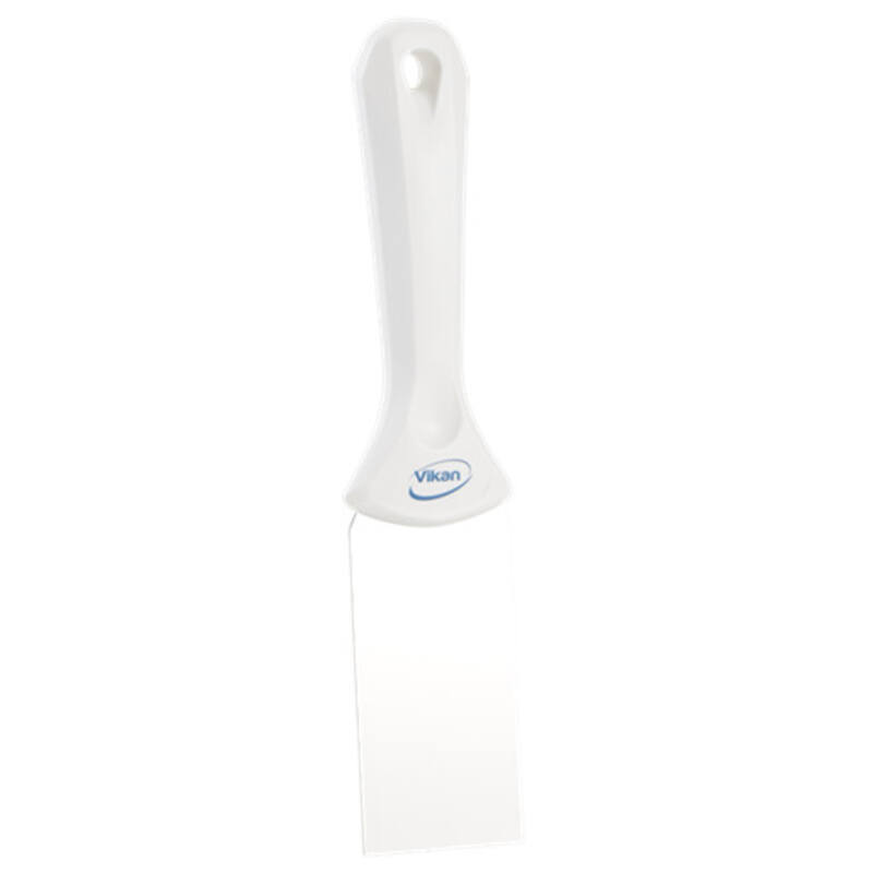 Vikan Hygiene handschraper met rvs blad, wit, 50mm