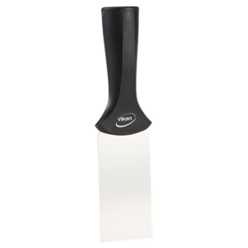 Vikan Hygiene handschraper met rvs blad, zwart, 50mm, met schroefdraad