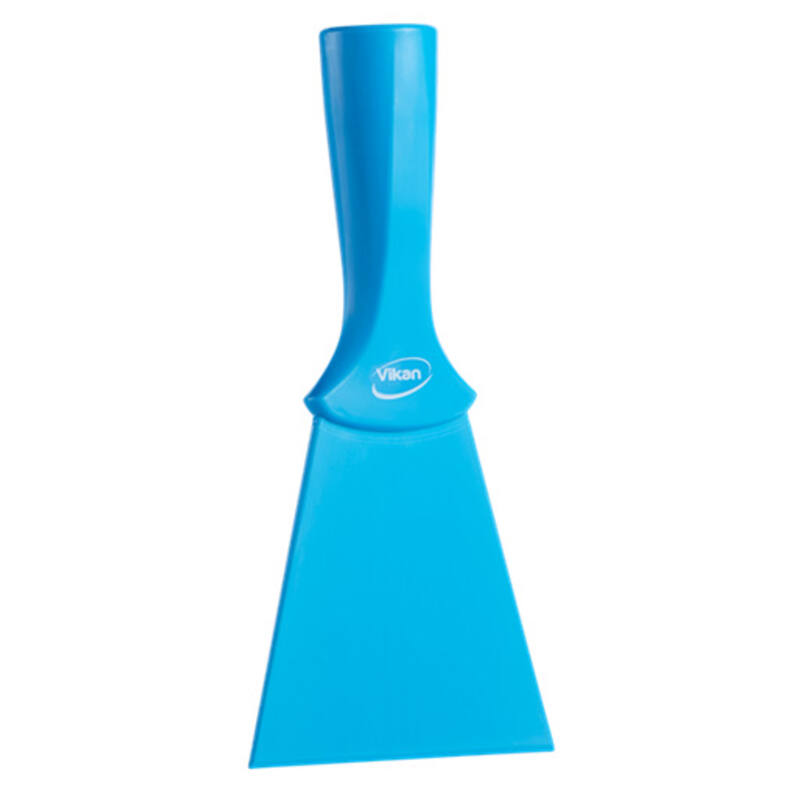 Vikan Hygiene nylon handschraper, blauw, 100mm, met schroefdraad