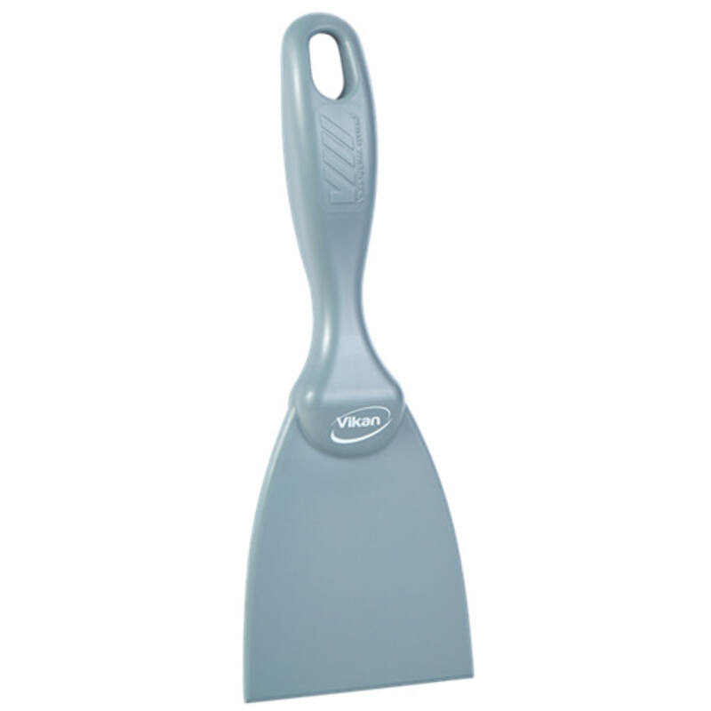 Vikan Hygiene handschraper, grijs, recht, 75mm