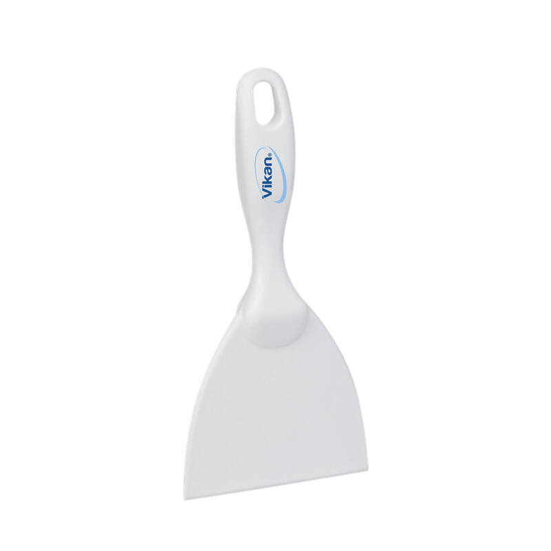 Vikan Hygiene handschraper, wit, recht, 102mm