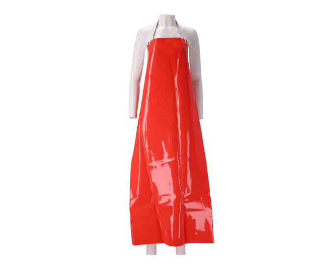 CMT Schort PU 300mµ 90x130cm Rood