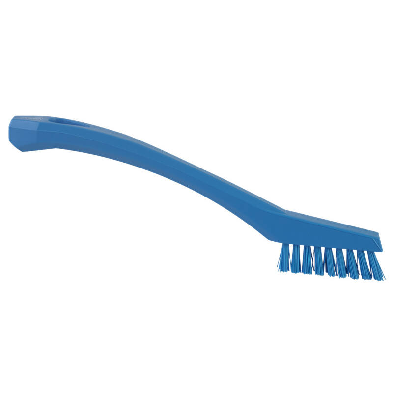 Vikan Hygiene precisieborstel, blauw, extra harde vezels, 205mm