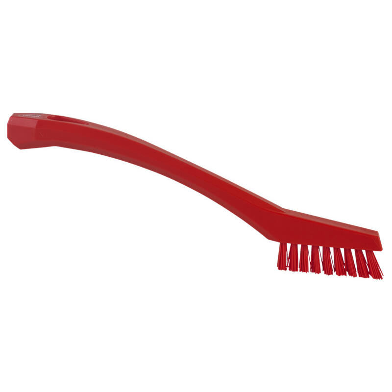 Vikan Hygiene precisieborstel, rood, extra harde vezels, 205mm