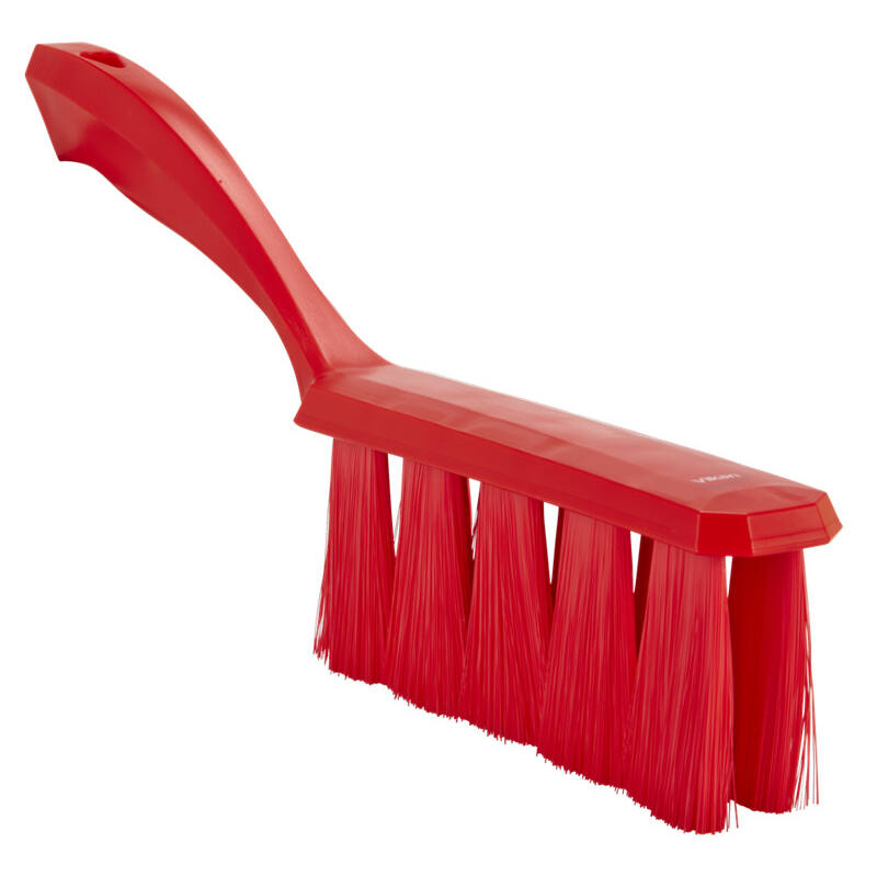 Vikan UST handveger, rood, zachte vezels, 330mm