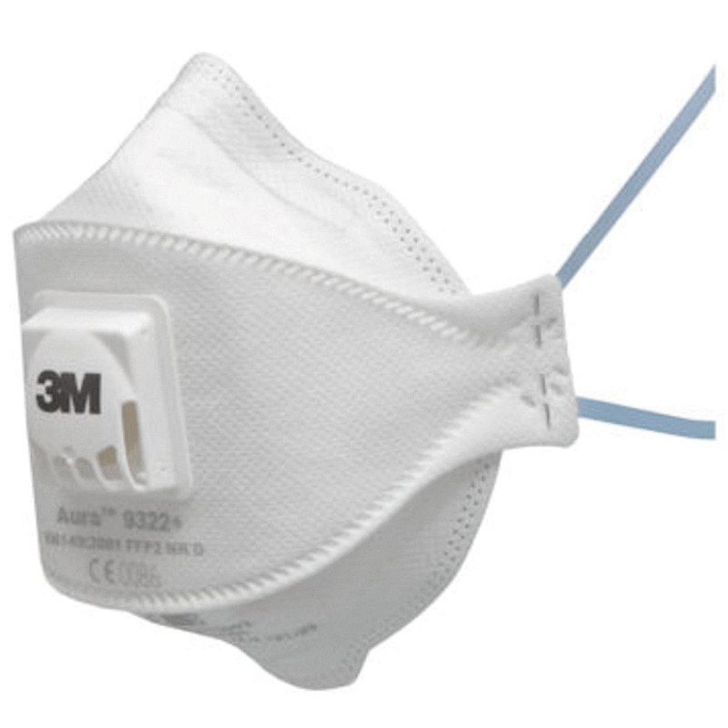 3M fijnstofmasker FFP2S+ventiel, 9322+