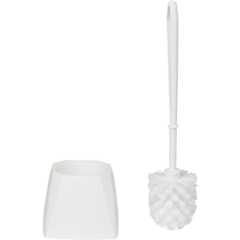 Vikan Classic toiletborstel met vierkante houder, wit, medium vezels, 400mm