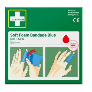 CEDERROTH BANDAGE SOFT BLUE 6 CMX4.5 M 51011010