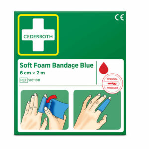 CEDERROTH BANDAGE SOFT BLUE 6 CMX2 M 51011011
