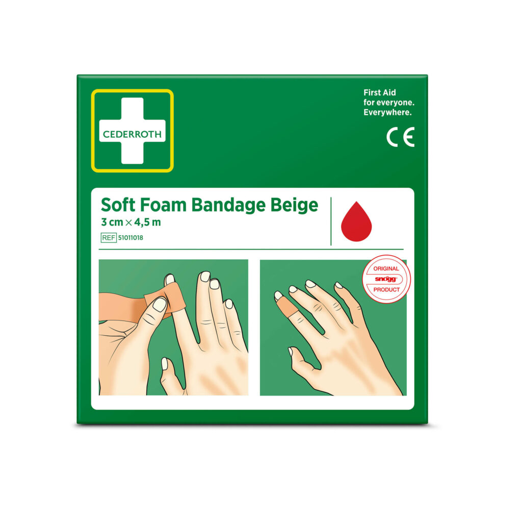 CEDERROTH BANDAGE SOFT BEIGE 3 CMX4,5 M 51011018