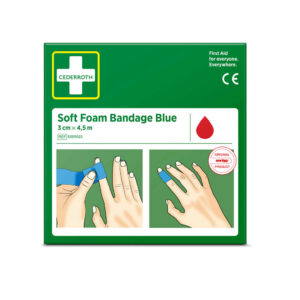 CEDERROTH BANDAGE SOFT BLUE 3 CMX4,5 M 51011022