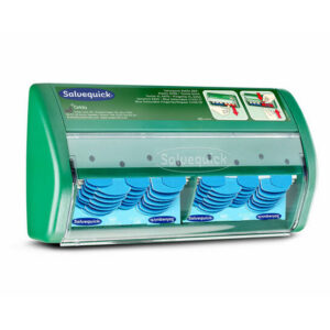 Salvequick Blue Detectable pleisterautomaat inclusief 2 kaarten van 35 pleisters p/st