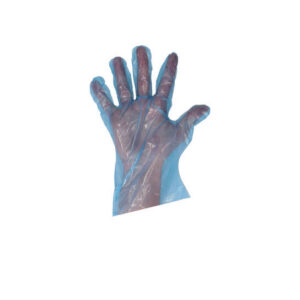 PE handschoen geruwd one size, 25my, 5000st